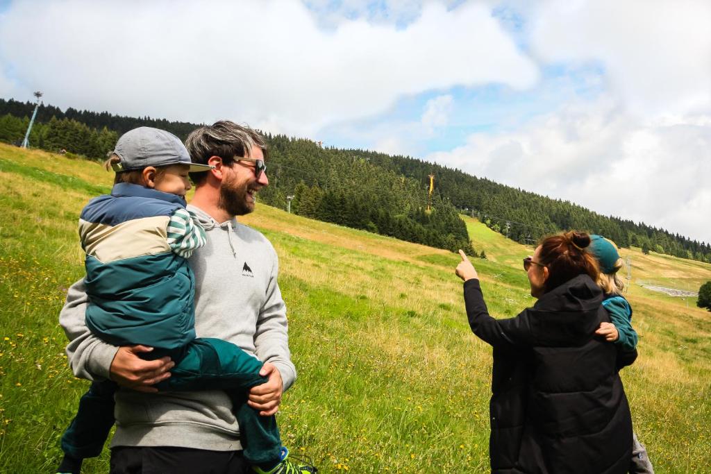Gäste, die in der Unterkunft Haus am Berg - Pension direkt am Skihang übernachten