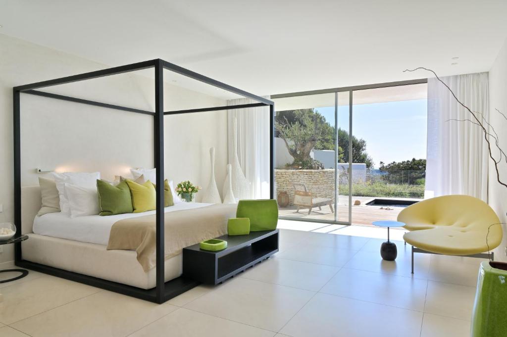 Posezení v ubytování Hôtel Cala di Greco