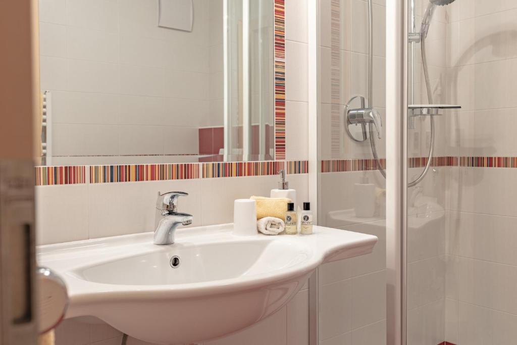 Kúpeľňa v ubytovaní Apartments Soval