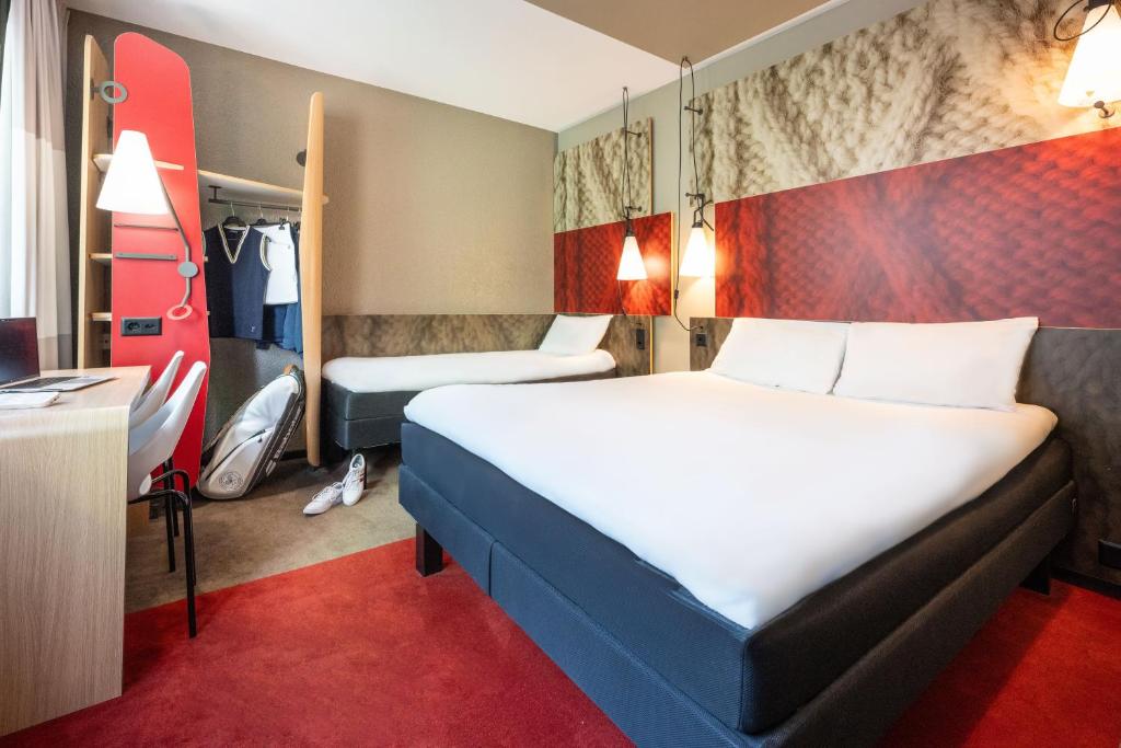 Postel nebo postele na pokoji v ubytování ibis Genève Centre Gare