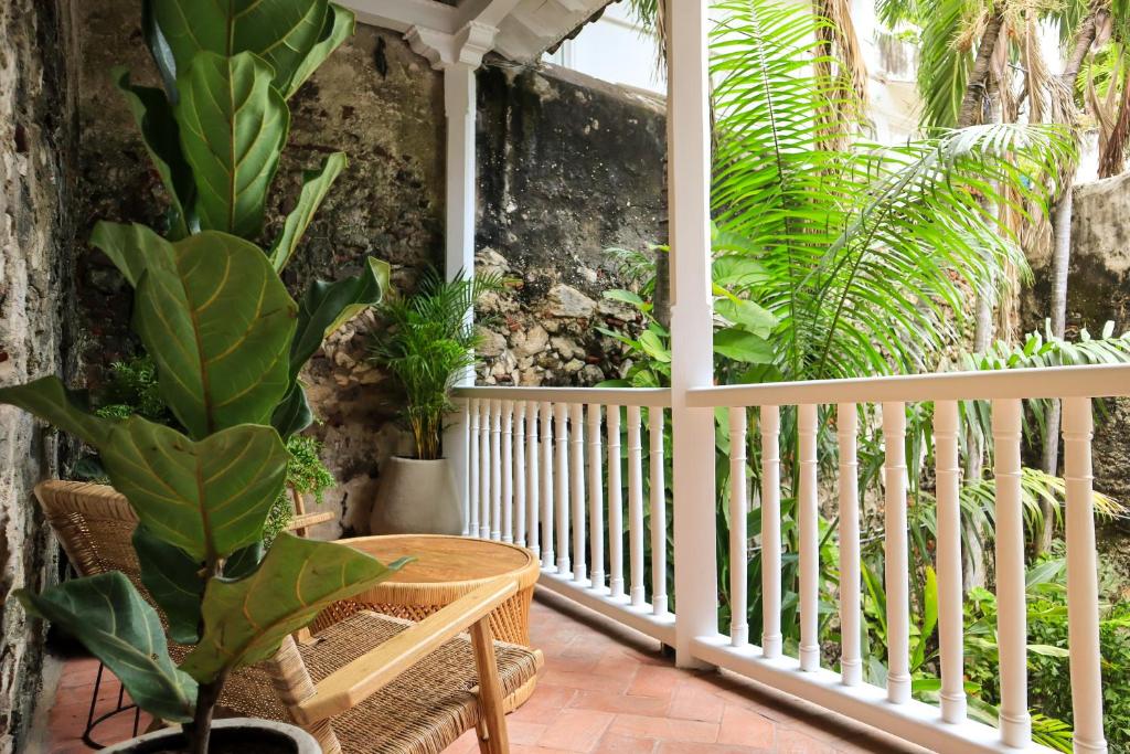 Balkón nebo terasa v ubytování Hotel Casa La Mantilla by Faranda Boutique