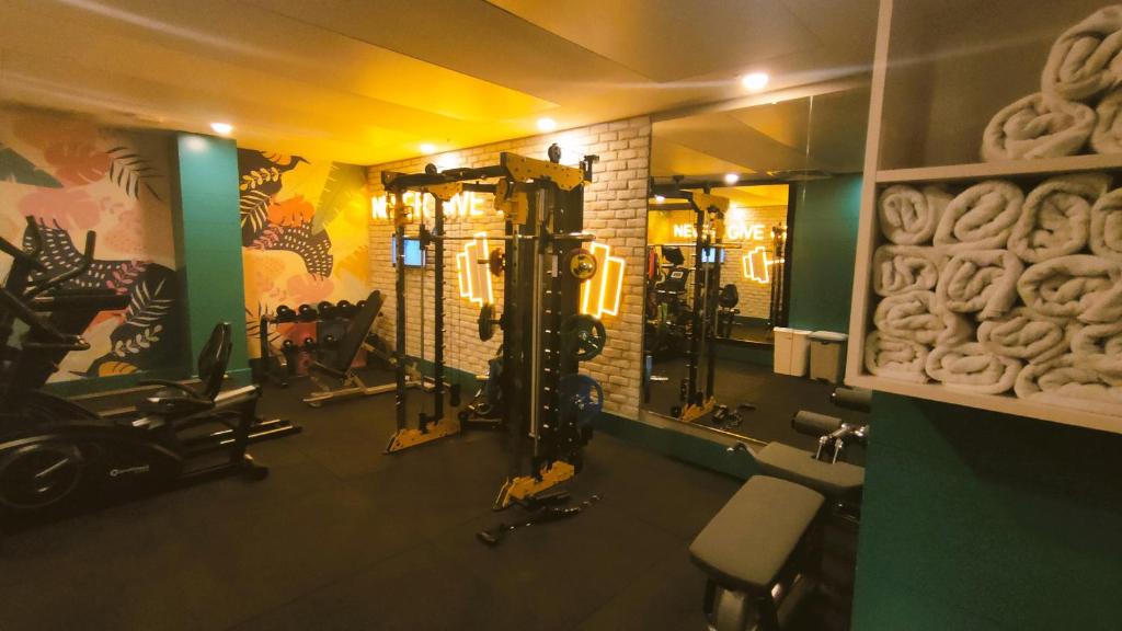Fitness centrum a/nebo fitness zařízení v ubytování Side Zeugma Hotel - Adult Only 16 Plus