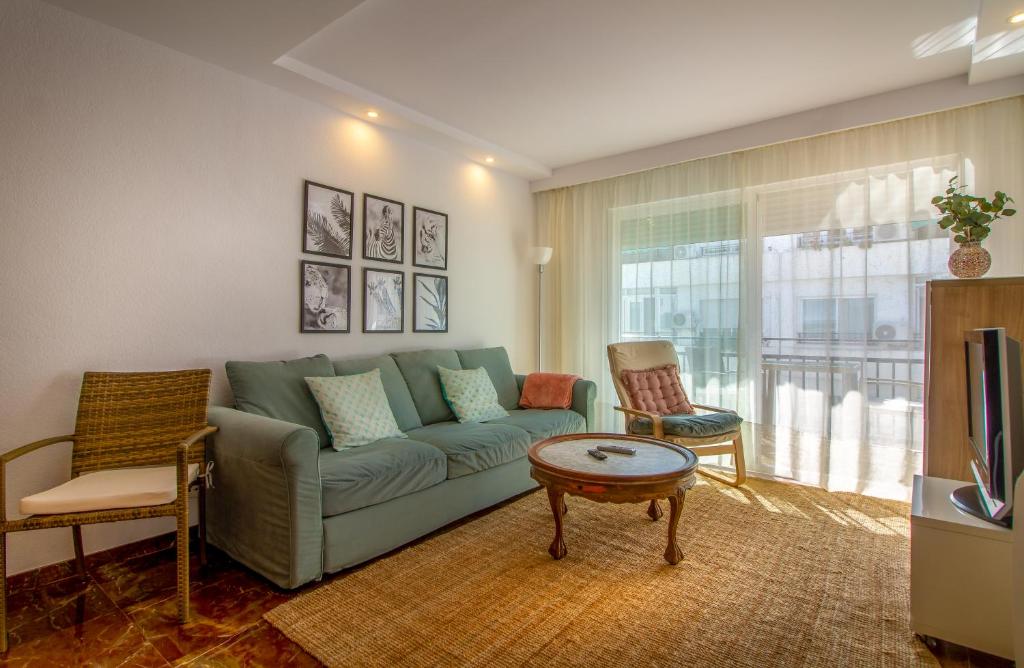 TV a/nebo společenská místnost v ubytování Siscar Apartment Altea
