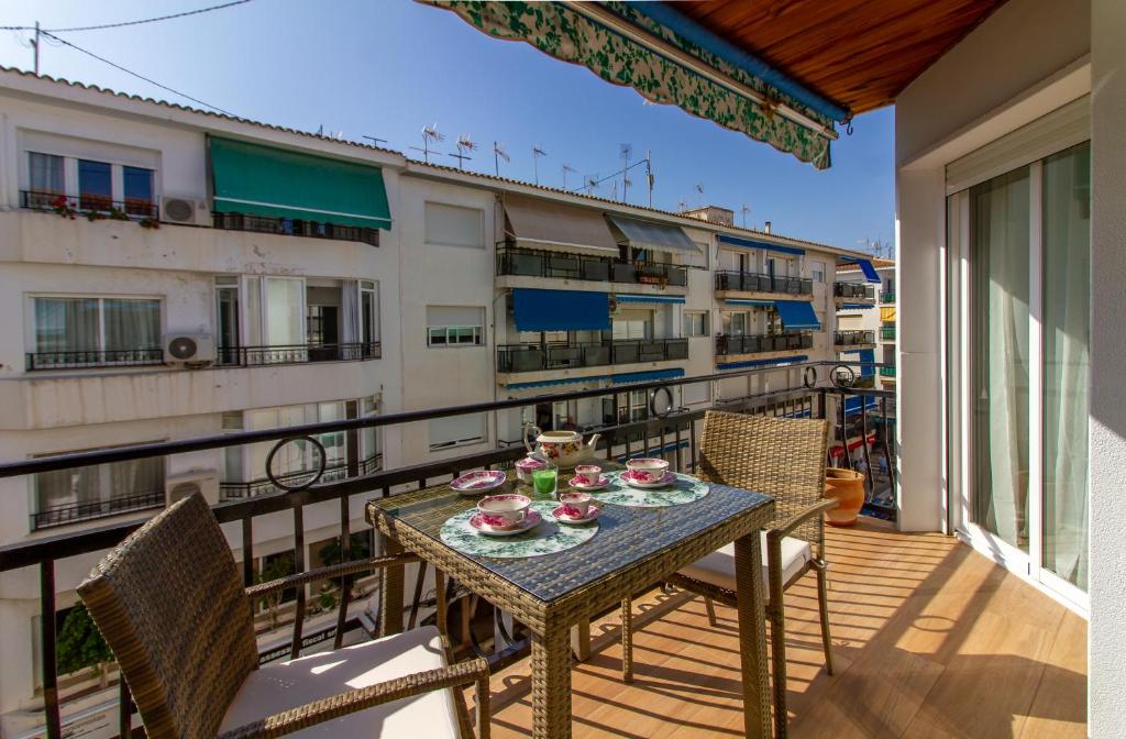 Balkón nebo terasa v ubytování Siscar Apartment Altea