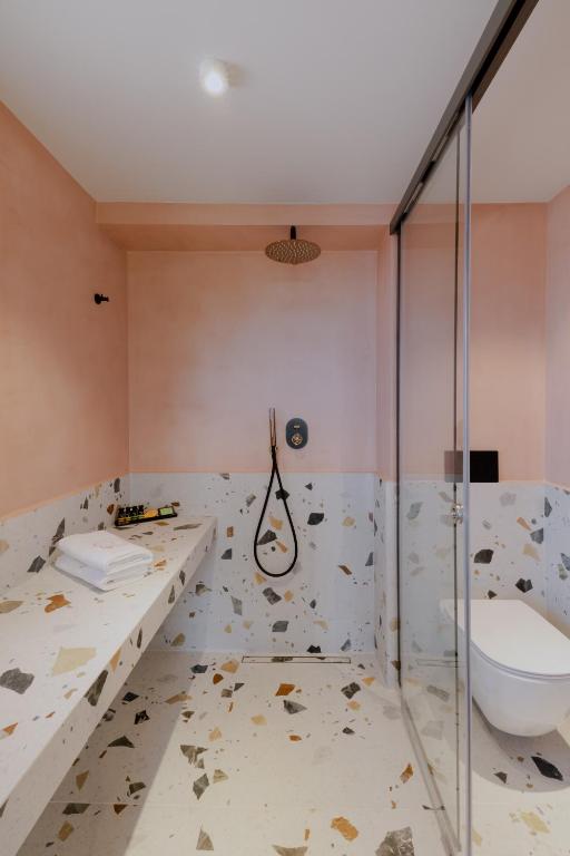 Koupelna v ubytování Fildisi luxury suites