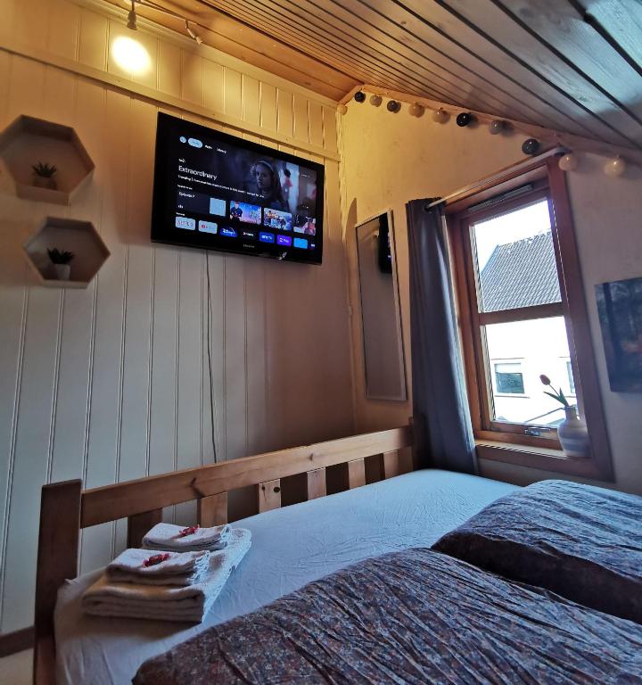 Postel nebo postele na pokoji v ubytování Mikael's Bed & Spa