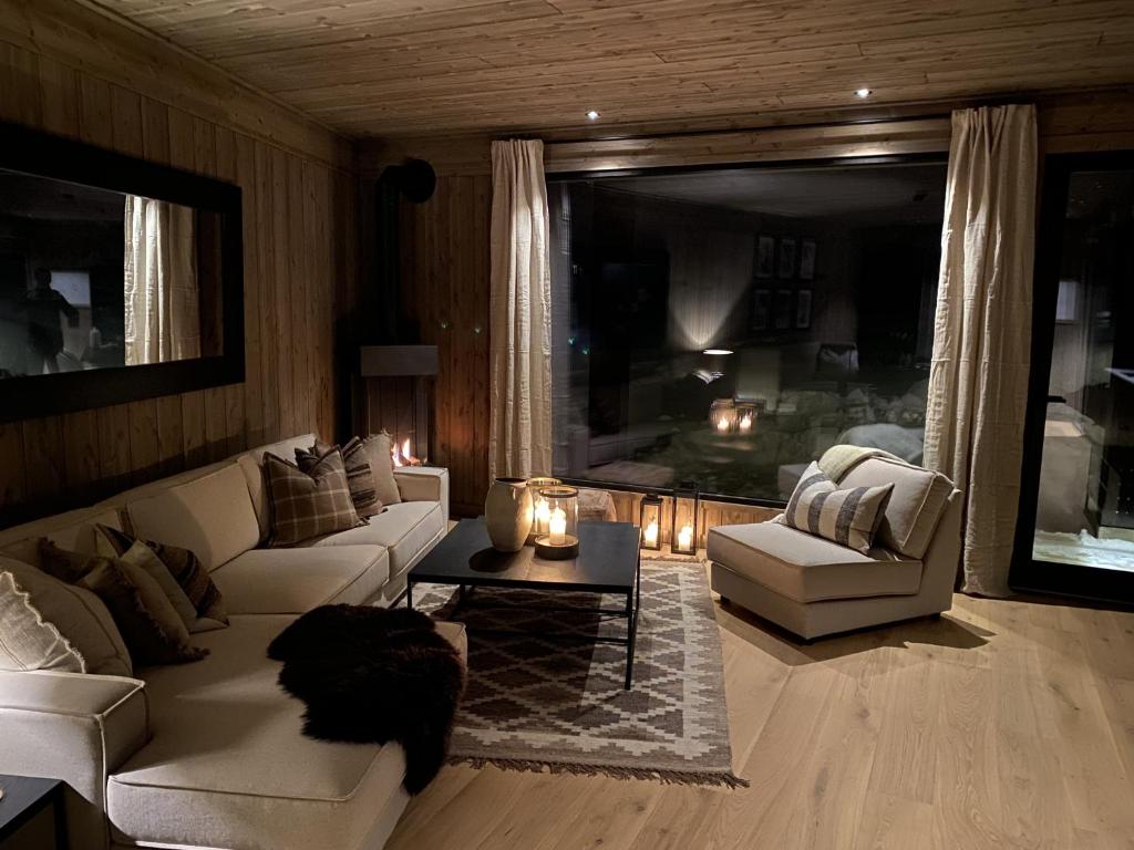Posezení v ubytování Kikut Alpin Lodge Ski in - Ski out