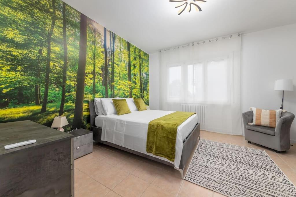 Postel nebo postele na pokoji v ubytování VillaPino 27 - New Apartment Como
