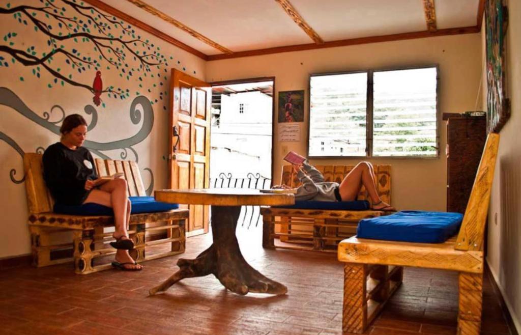 Posezení v ubytování Boho by Arte Hostal Boquete