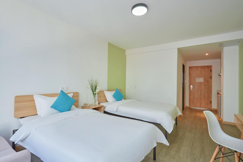 DuoDuo Hotel Apartment - Yiwu International Trade City - Habitación Gemela Superior