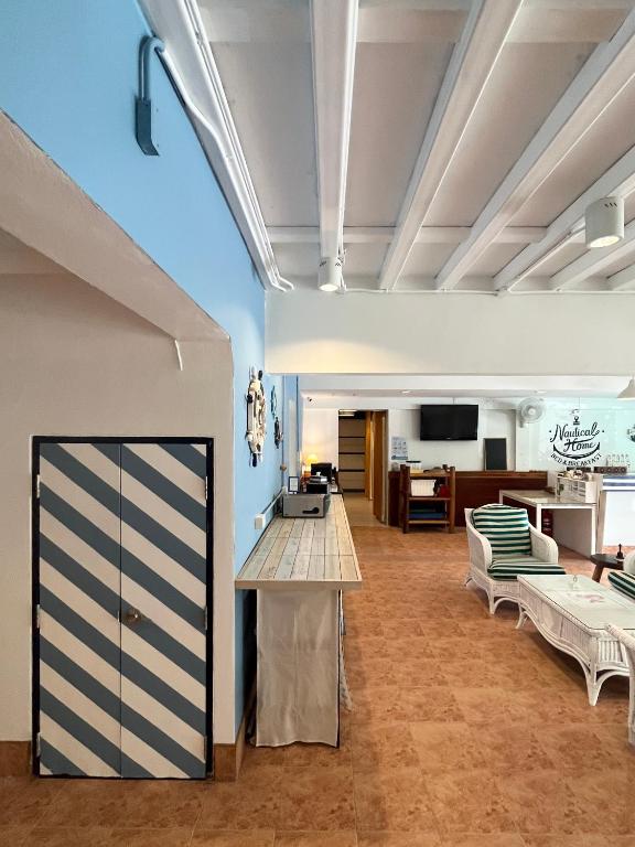 Posezení v ubytování Nautical Home & Seashell House B&B
