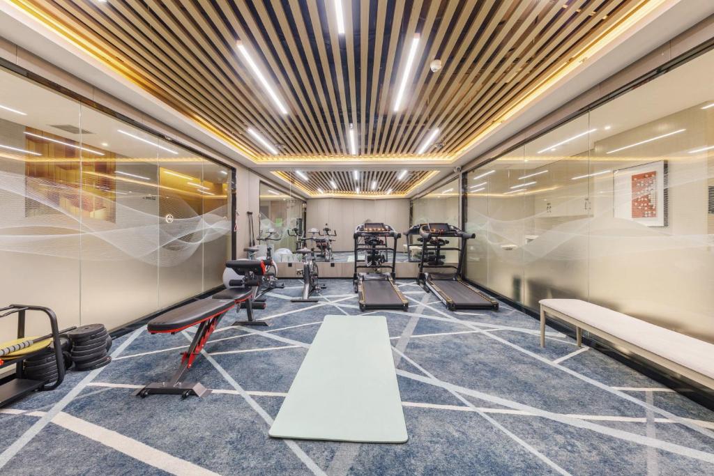 Fitness centrum a/nebo fitness zařízení v ubytování Real Joy Light