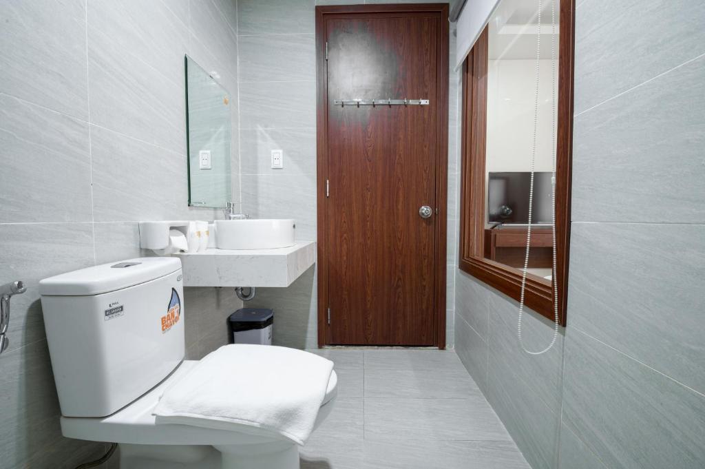 Koupelna v ubytování Dao Ngoc Hotel Da Nang