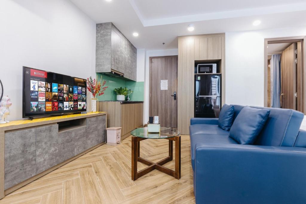 Posezení v ubytování Westlake Emerald Suites