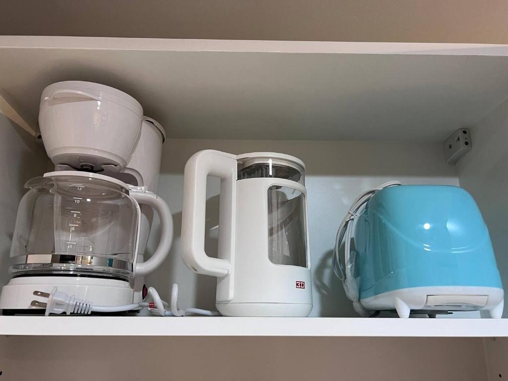 Příslušenství pro přípravu čaje a kávy v ubytování 38 Park Avenue Condominium Cebu IT Park - Unit Freyja