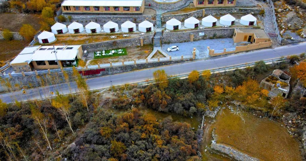 Letecký snímek ubytování Apex Hotels and Resorts Hussaini