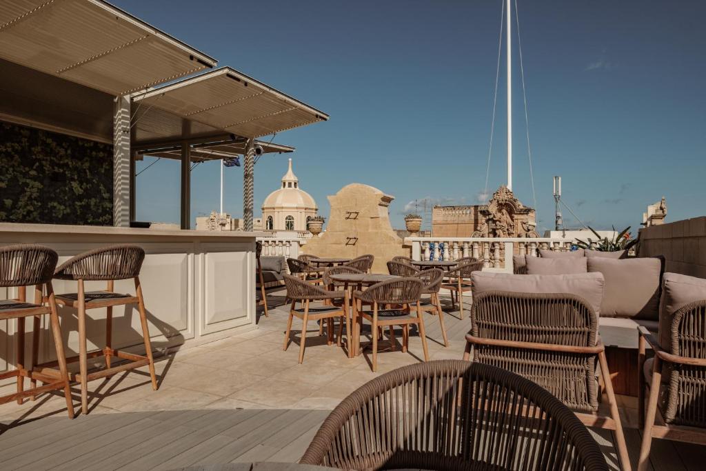 Balkón nebo terasa v ubytování Palazzo Castagna Boutique Hotel