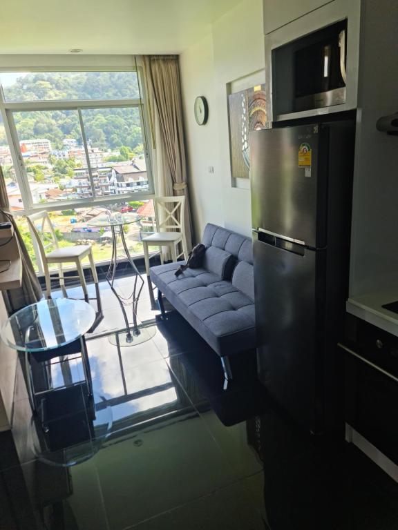 Kuchyň nebo kuchyňský kout v ubytování Art Patong Residence