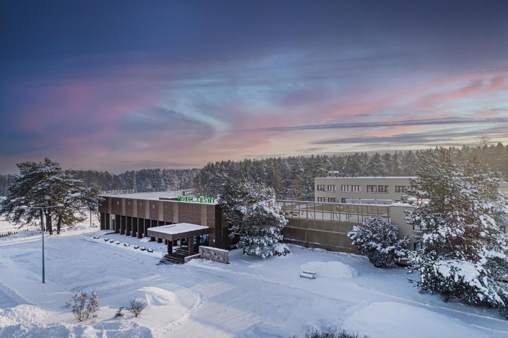 Το Hotel Leśny τον χειμώνα