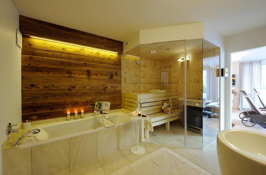 Koupelna v ubytování Luxuslodge - Zeit zum Leben