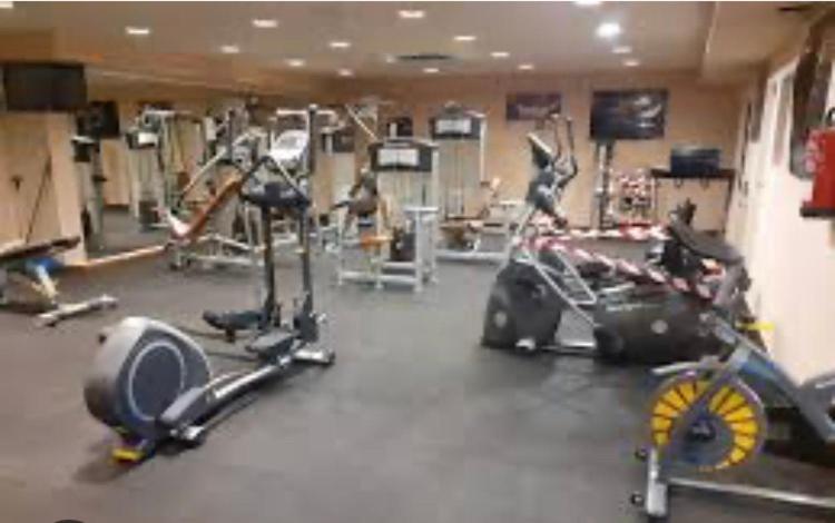Posilňovňa alebo fitness centrum v ubytovaní Ellies Hus
