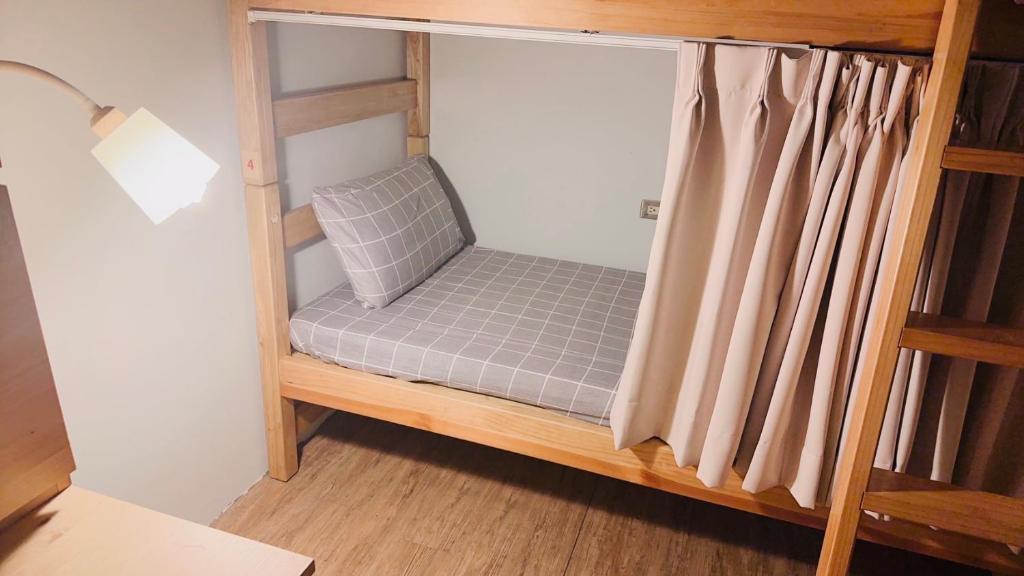 Postel nebo postele na pokoji v ubytování MatchBox Hostel