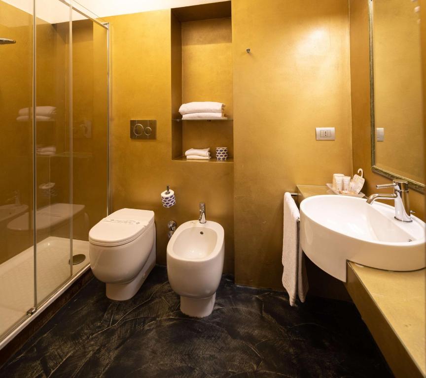 Koupelna v ubytování Best Western Hotel Major