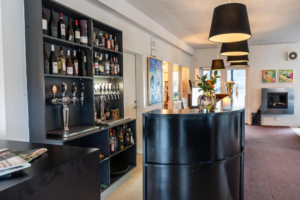Lounge nebo bar v ubytování Hotel Herning