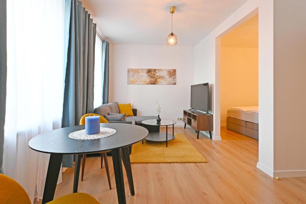 Posedenie v ubytovaní Gemütliches Stadtapartment im Zentrum von Ried im Innkreis