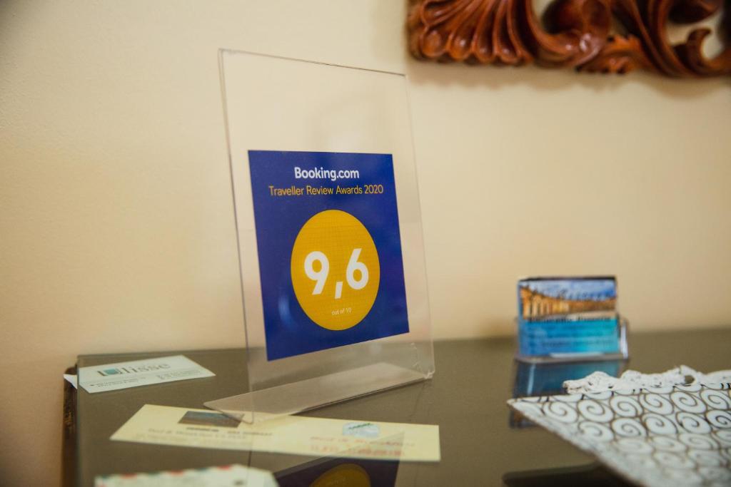 Certifikát, hodnocení, plakát nebo jiný dokument vystavený v ubytování B&B Ulisse