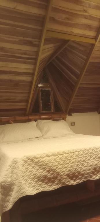 Postel nebo postele na pokoji v ubytování Hospedaje Rural Tupinamba
