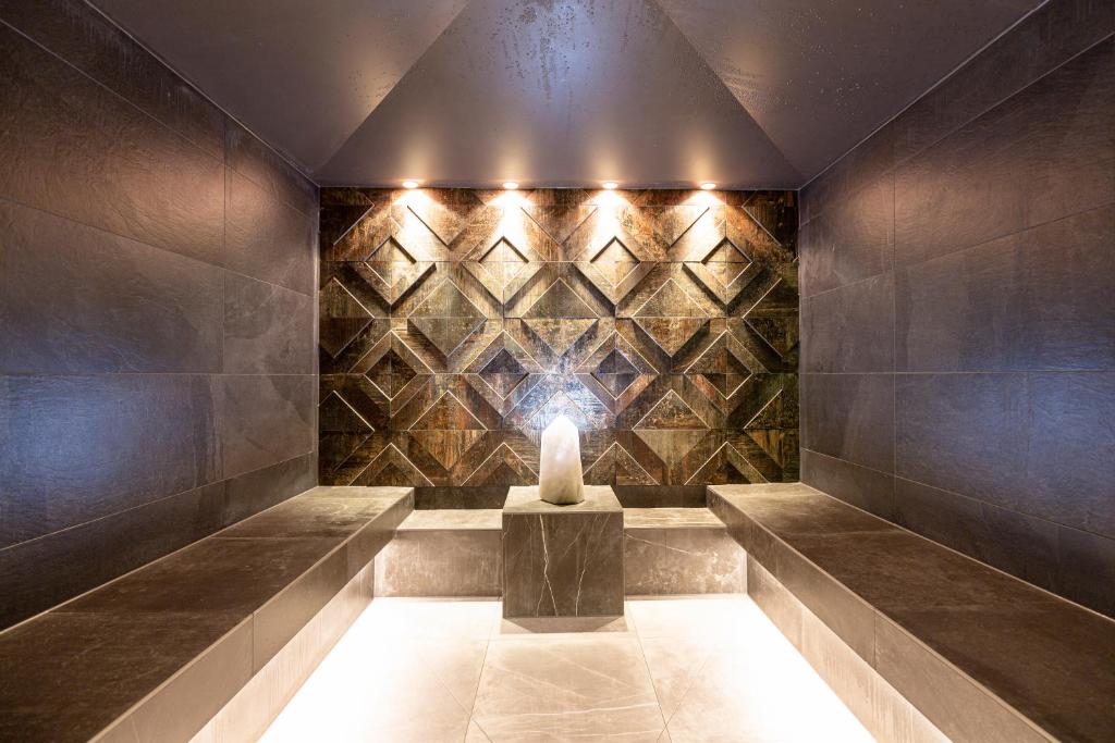 Kúpeľňa v ubytovaní Natur- & Wanderhotel Tuxertal
