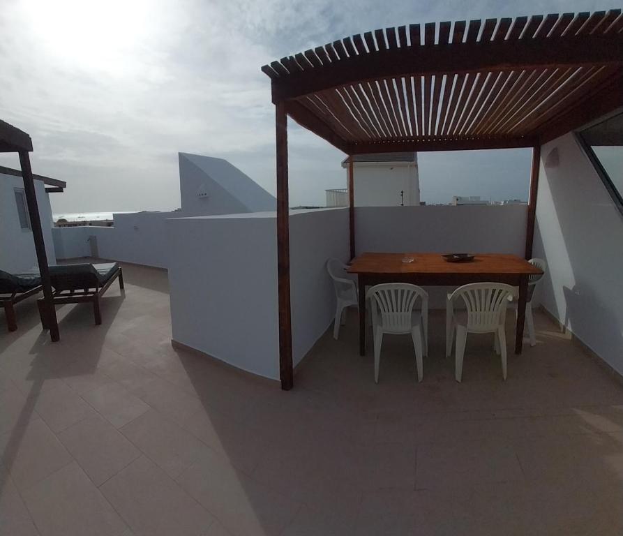 Balkón nebo terasa v ubytování Cala da Lua apartments