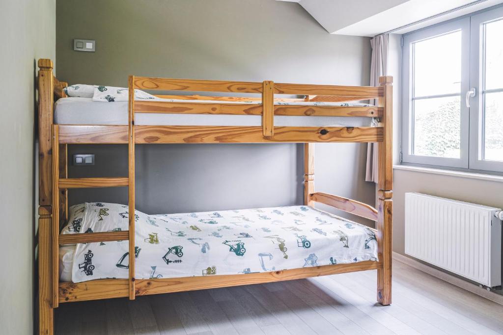 Postel nebo postele na pokoji v ubytování De Burkelhoeve appC