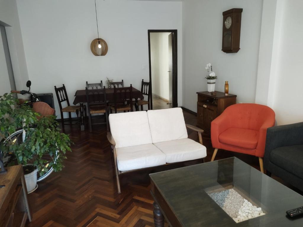 Posezení v ubytování Habitación Privada