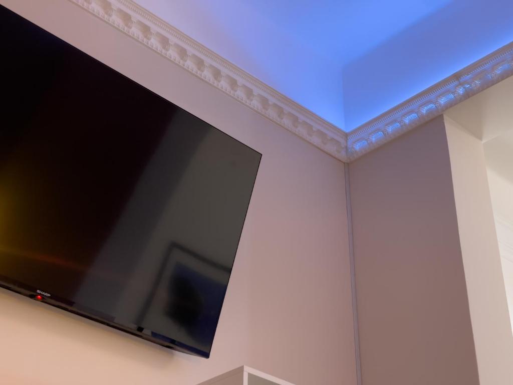 TV a/nebo společenská místnost v ubytování Ritucci Suite