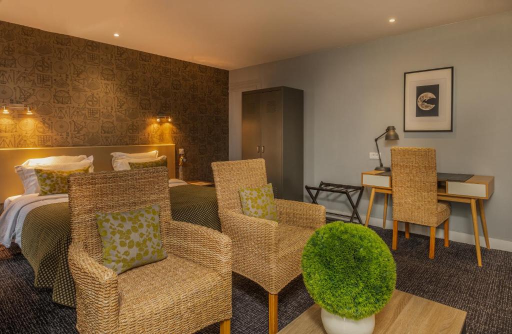 Posezení v ubytování Le Nouvel Hôtel