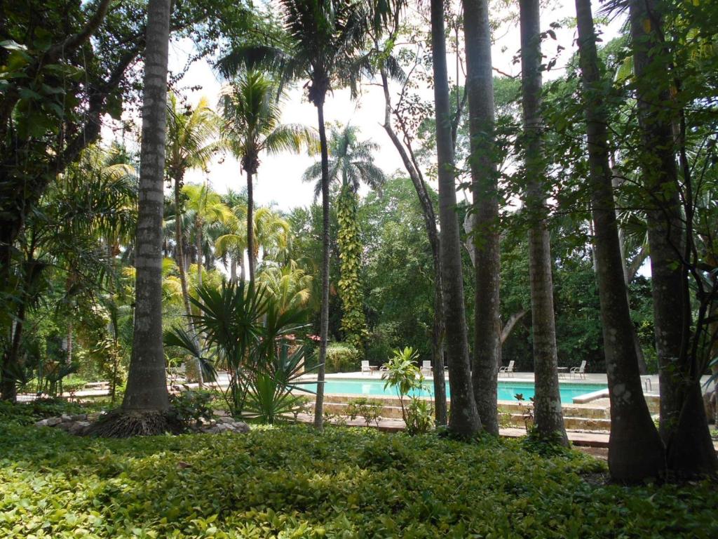 Zahrada ubytování Hacienda Chichen Resort and Yaxkin Spa