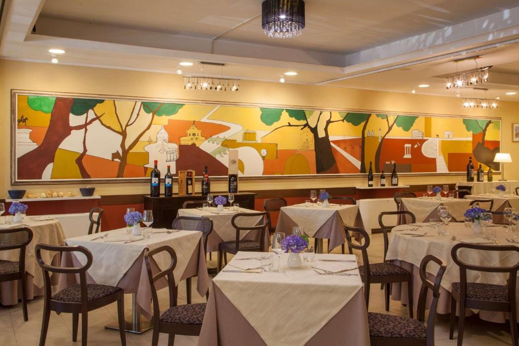 Restaurace v ubytování Best Western Blu Hotel Roma
