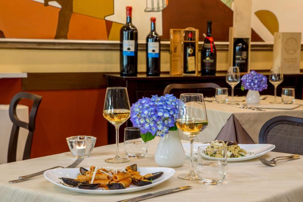 Nápoje v ubytování Best Western Blu Hotel Roma