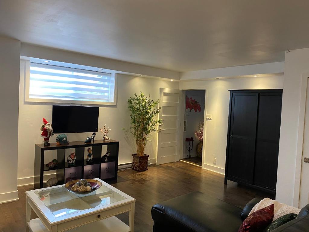 TV a/nebo společenská místnost v ubytování Beautiful private full condo