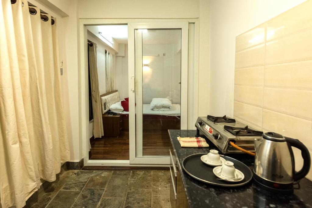 Postel nebo postele na pokoji v ubytování Sichu Chhen