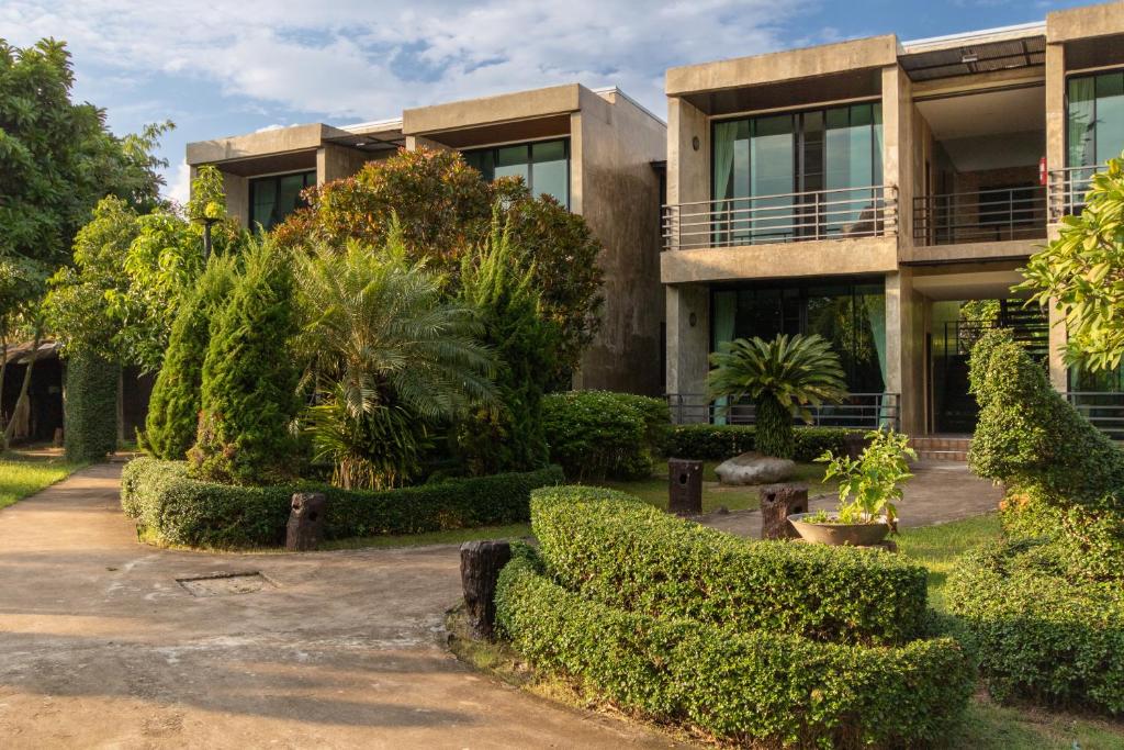 Zahrada ubytování Sangthong Resort at Chiang Klang