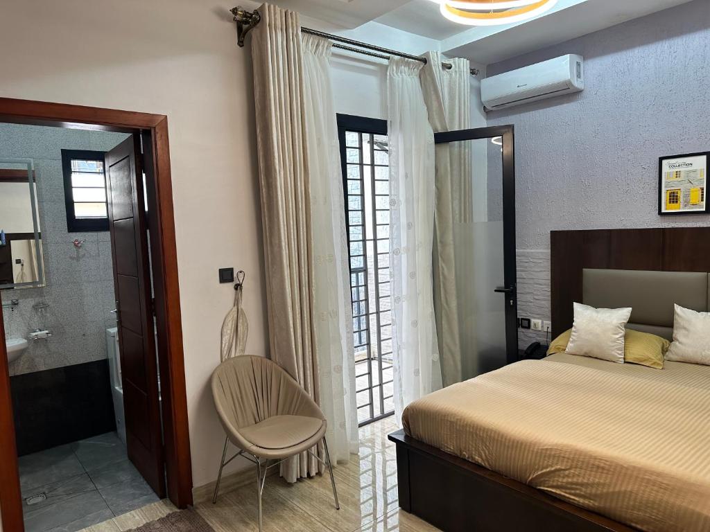 Villa Onlyにあるベッド