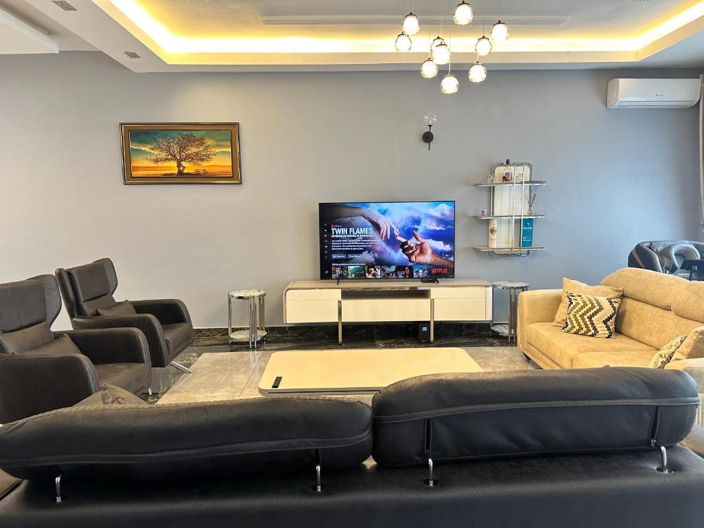 Villa Onlyにあるテレビまたはエンターテインメントセンター