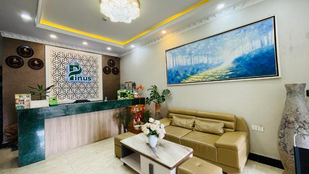 Posezení v ubytování Pinus Hotel