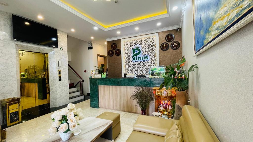 Posezení v ubytování Pinus Hotel