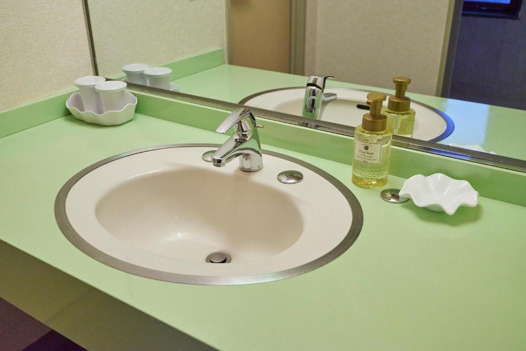 Koupelna v ubytování Hotel Machida Villa