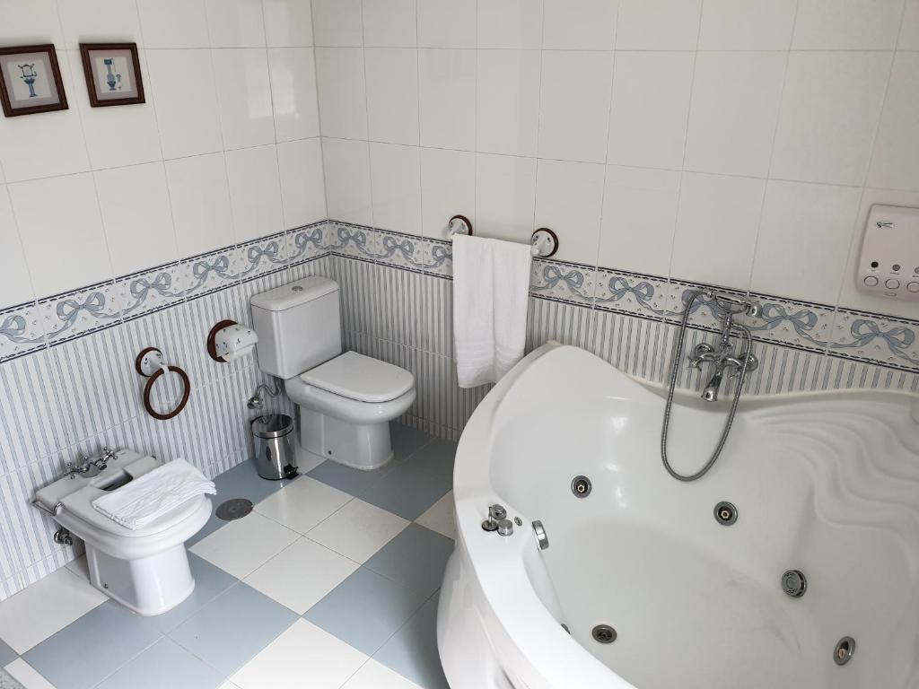 A bathroom at Casa Lucas
