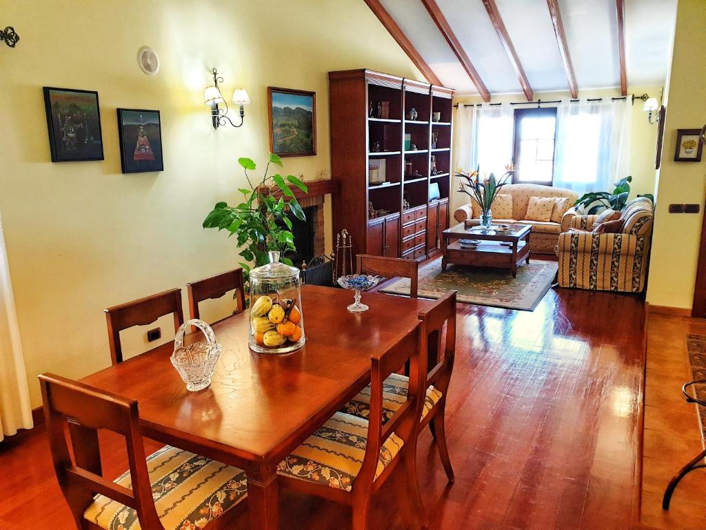 A seating area at Casa Lucas